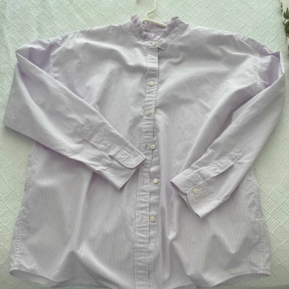 Ann Mashburn Gracen Top Lilac - EUC - Picture 3 of 6
